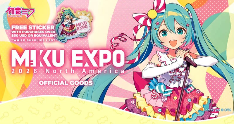 MIKU EXPO 2026 North Americaグッズがオンラインで一部再入荷