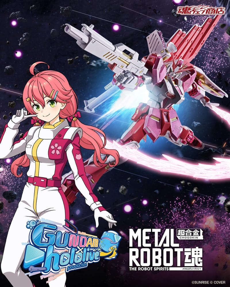 高达×hololive 联动 METAL ROBOT 手办开启预订,截至 9 月 27 日