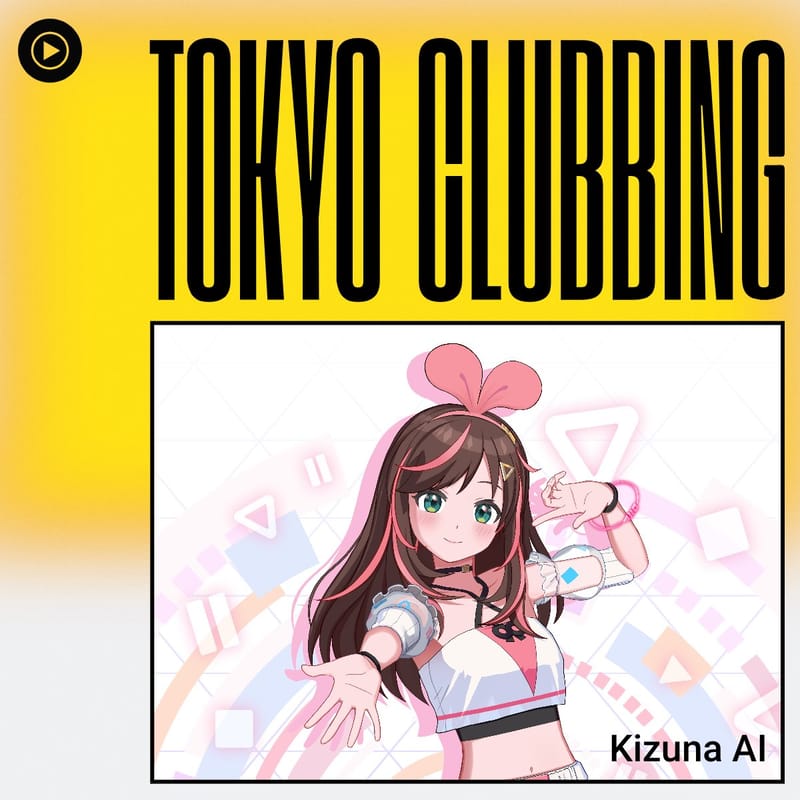 绊爱《My Love》入选 YouTube Music「Tokyo Clubbing」播放列表封面