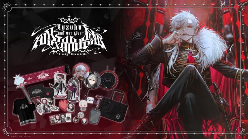 葛叶个人演唱会“Bloody Alexandrite”周边9月25日18点起再售