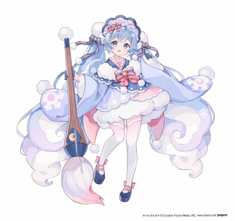 「雪未来」×「AMP+」第12弹确定为せんちゃ绘制的雪未来2023ver.
