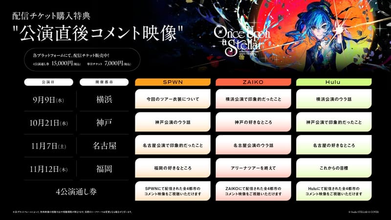 星街すいせ横滨场存档 9 月 19 日起替换为导演剪辑版