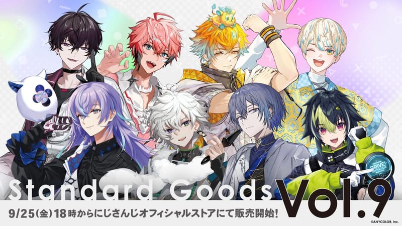 Standard Goods Vol.9将于9月25日18点开售,MECHATU-A 8名成员登场