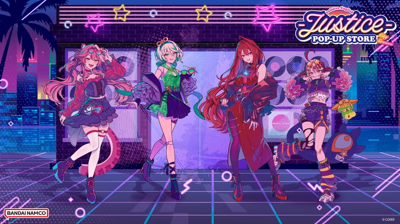 hololive English 更正 Justice「City Groove」快闪店日程