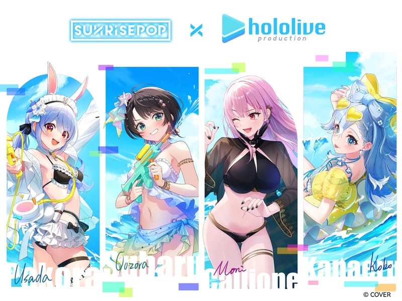 SUNRISEPOP × hololive production「holonatsu Paradise」上海ポップアップ開催