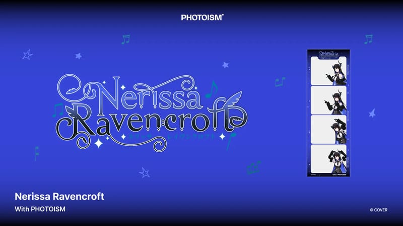 Nerissa Ravencroft × PHOTOISM 限定拍照相框将在全球门店上线