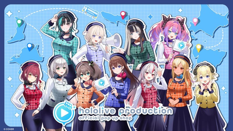 hololive production官方快闪店10月起巡回五城