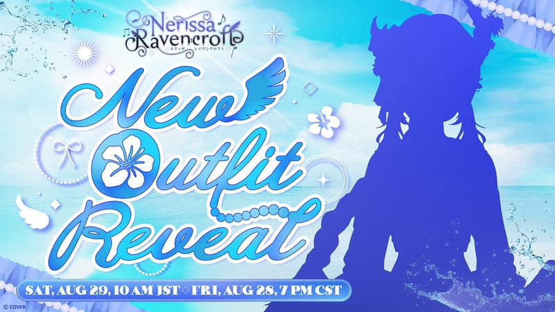 Nerissa Ravencroft announces new outfit reveal stream